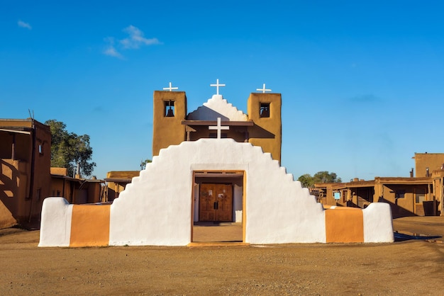 Igreja de San Geronimo em Taos Pueblo Novo México