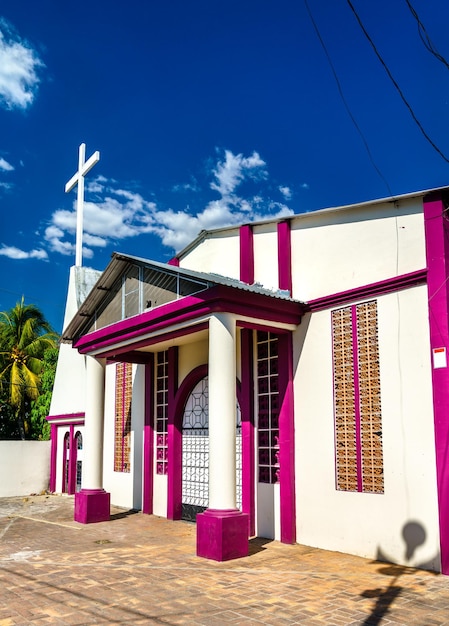 Igreja de san luis rey de francia em san luis talpa el salvador