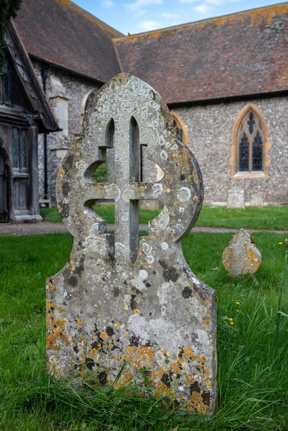 Foto igreja de santa maria a virgem na aldeia de hambleden