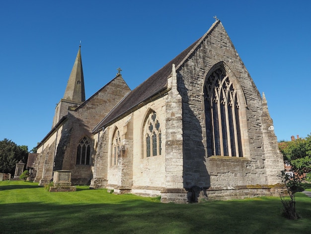 Igreja de santa maria madalena em tanworth em arden