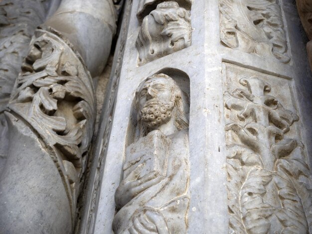 Igreja de Santa Maria Maggiore em Bergamo detalhe