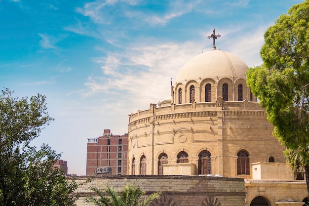 Igreja de São Jorge no distrito Copta do Cairo, no Cairo Antigo, Egito