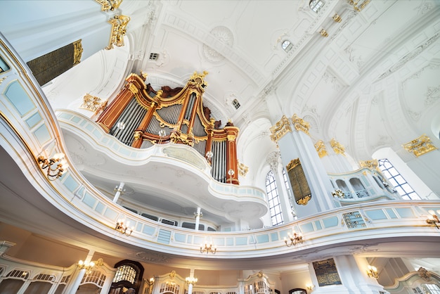 Igreja de São Miguel em Hamburgo, interior