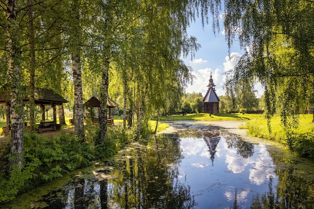 Igreja Dmitrievskaya Kostroma Rússia do século 17