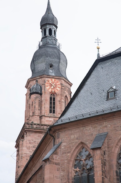 Igreja do Espírito Santo na Praça do Mercado, Heidelberg, Alemanha