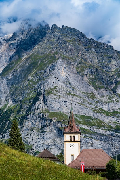 Foto igreja em grindelwald