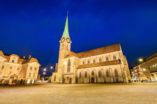 Igreja Fraumunster em Zurique Suíça