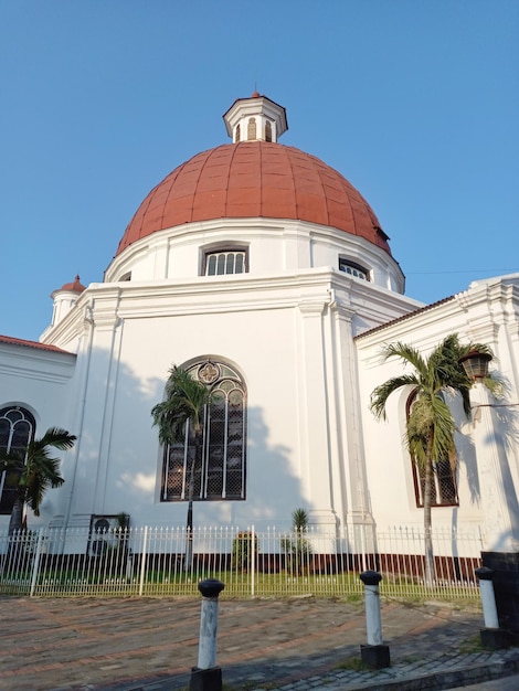 Igreja Gereja Blenduk Blenduk em Kota Lama Semarang Indonésia