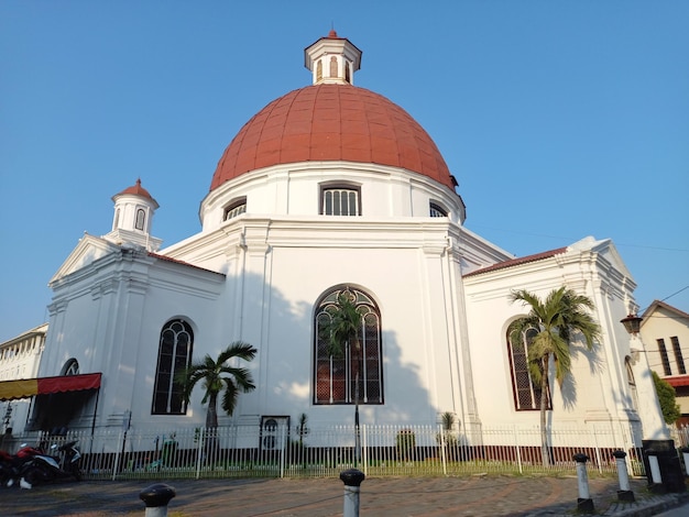 Igreja Gereja Blenduk Blenduk em Kota Lama Semarang Indonésia