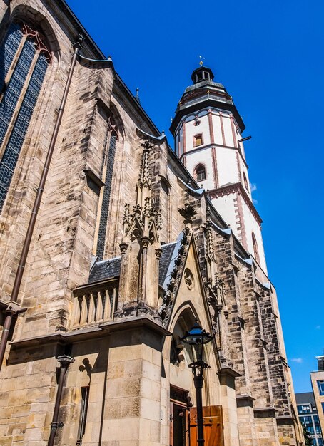 Igreja HDR Thomaskirche em Leipzig