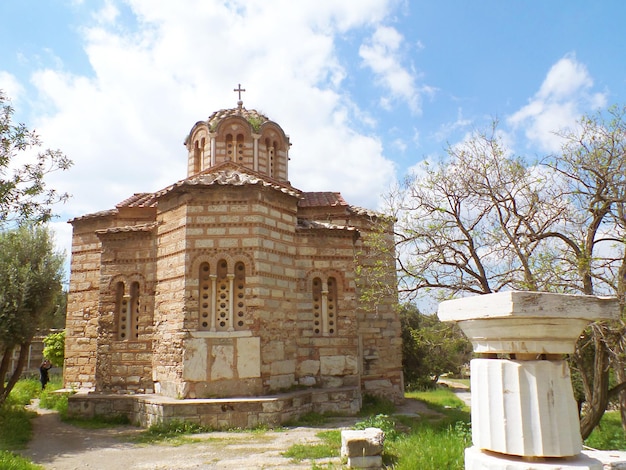 Igreja Medieval dos Santos Apóstolos de Solaki na Antiga Ágora de Atenas, Grécia