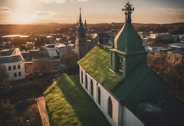 Igreja na cidade velha