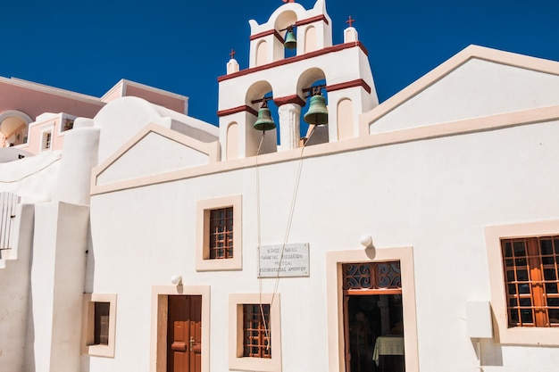 igreja ortodoxa na ilha de santorini