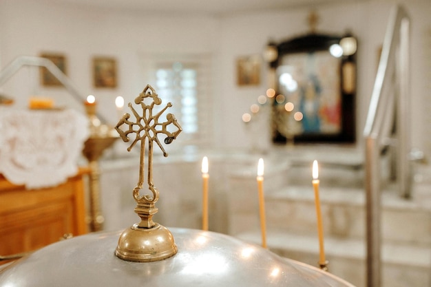 Foto igreja ortodoxa o rito do batismo infantil fonte