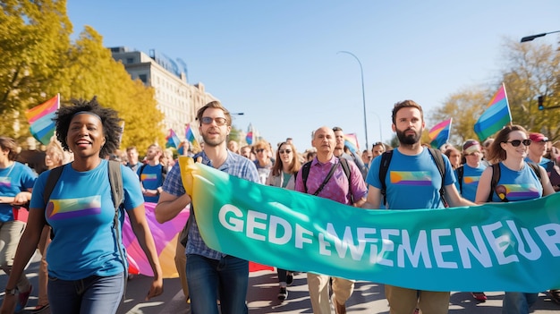Igualdad de género una Marcha por la Igualdad de Género Empoderamiento Unidad Progreso y Cambio