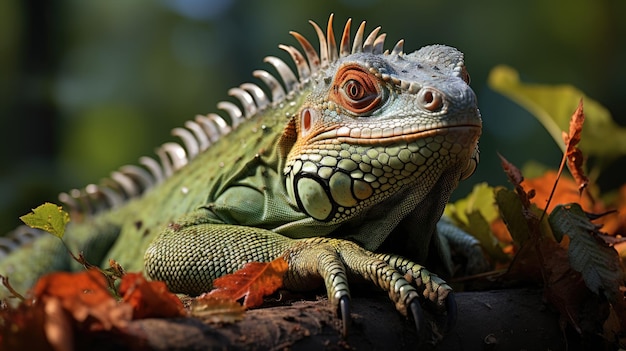 Iguana fotografia profissional e luz