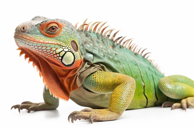 iguana_isolated_on_white_background_cutout