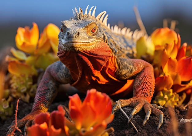 Iguana terrestre de Galápagos