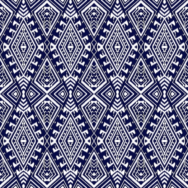 Ikat-Muster nahtloser Hintergrund