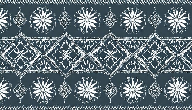 Ikat tribo indiano padrão sem costura tecido étnico asteca tapete mandala ornamento nativo boho chevron