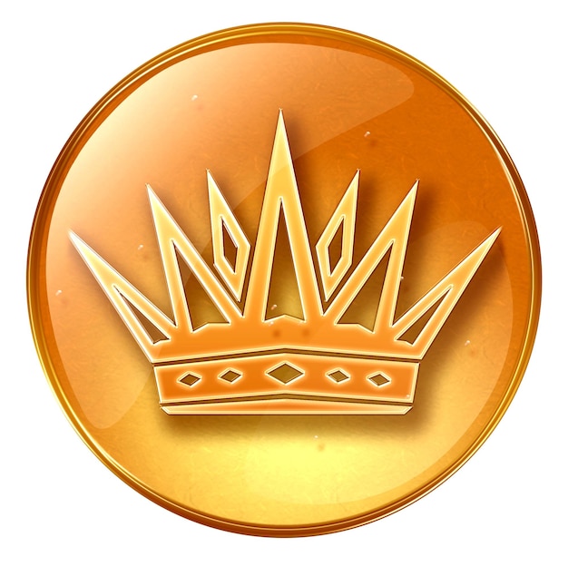 Foto ikonen der krone gelb