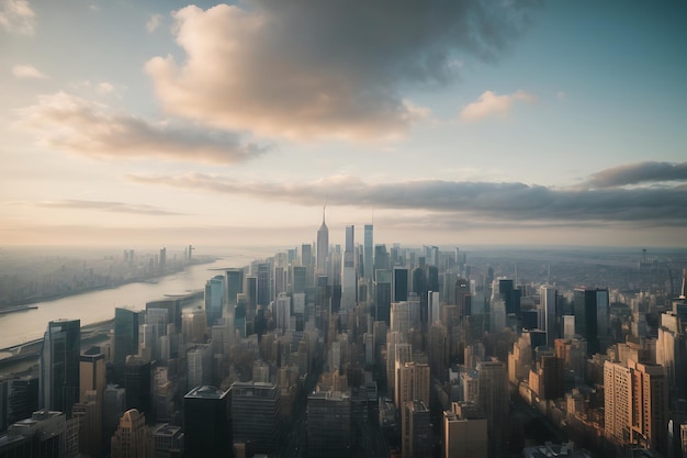 Ikonische Skylines der Stadt