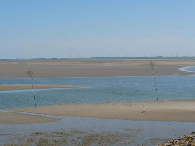 Ilha Baltrum no Mar do Norte