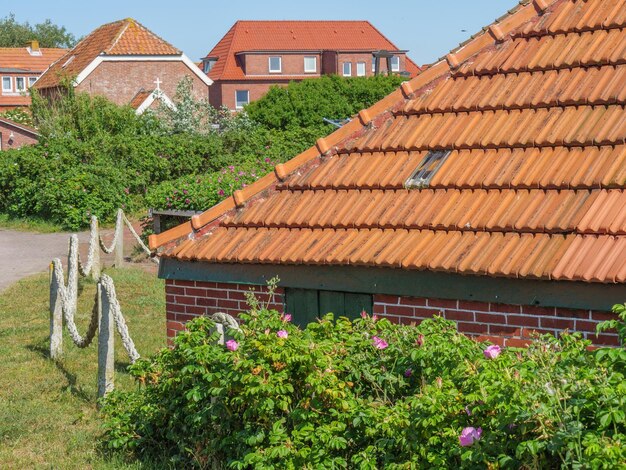 Ilha Baltrum no Mar do Norte