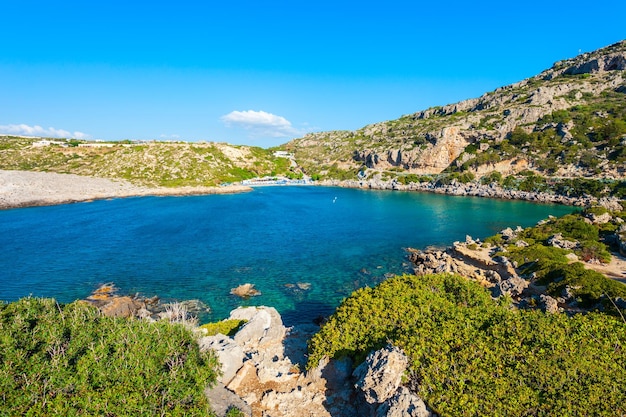 Ilha de Anthony Quinn Bay Rhodes