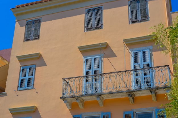 Ilha de Corfu na Grécia Cidade de Corfu e suas belas ruas