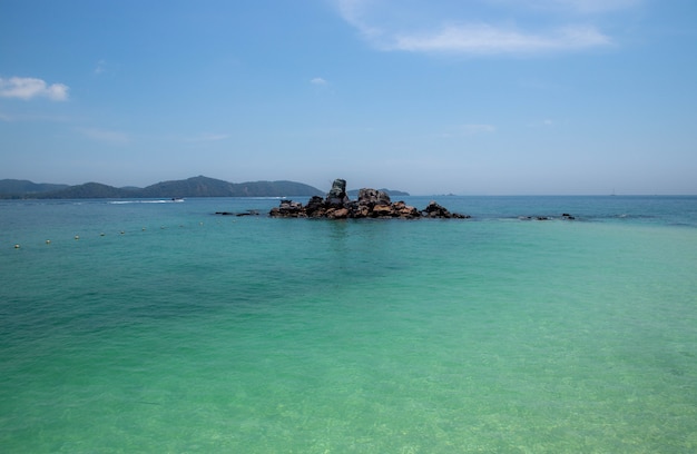 Ilha de Khai Nok, ilha de Khai na atração turística de Phang Nga