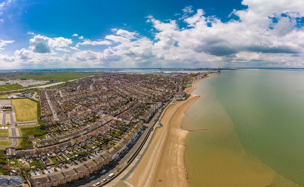 Ilha de Sheppey, na costa norte de Kent, Inglaterra, Reino Unido