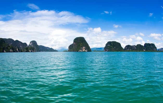 Ilha e mar em Krabi Thsiland