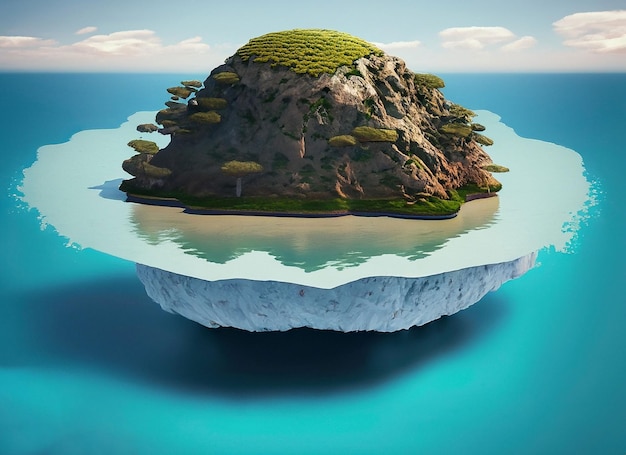 Ilha flutuante