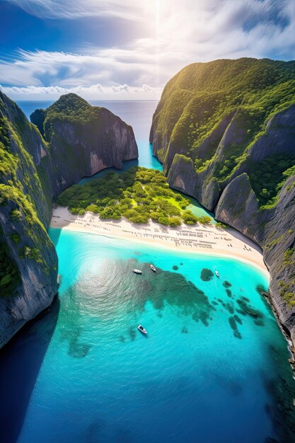 Foto ilha maya bay phi phi