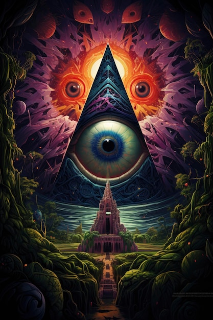 Illuminati-Symbolillustration