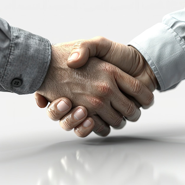 Illustration 3D Handshake Schlussfolgerung Geschäftshintergrundbilder Hd Tapeten