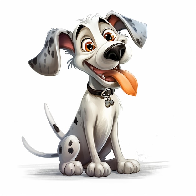 Illustration Cartoon-Hund