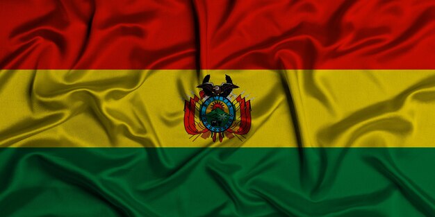 Illustration der Bolivien-Flagge