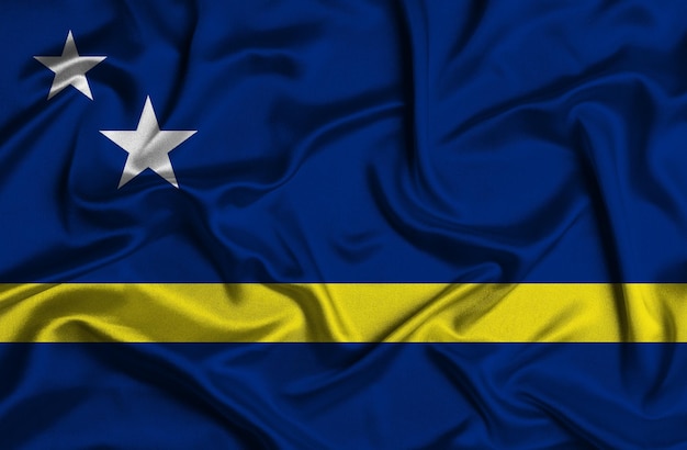 Illustration der Curaçao-Flagge