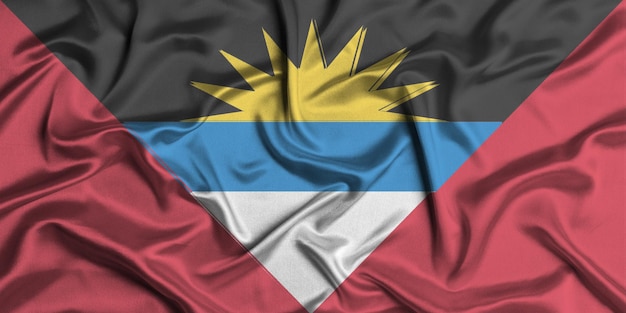 Illustration der Flagge von Antigua und Barbuda