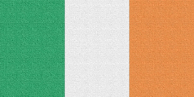 Illustration der Nationalflagge von Irland