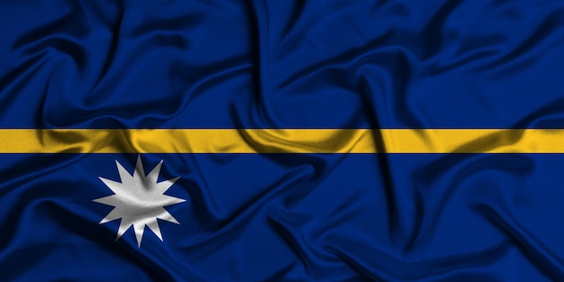 Illustration der Nauru-Flagge