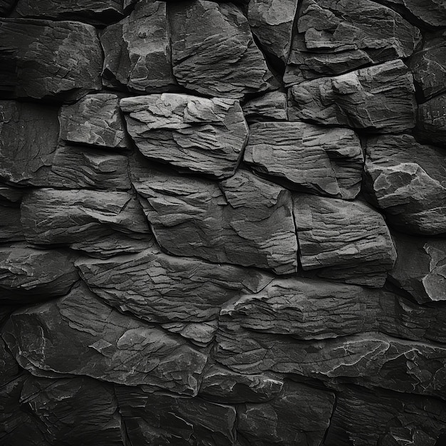 Illustration der schwarzen oder dunkelgrauen rauen körnigen Steinstruktur im Hintergrund
