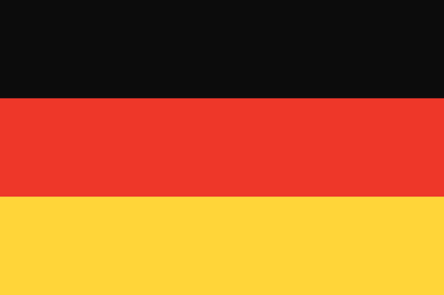 Illustration der texturierten Flagge Deutschlands