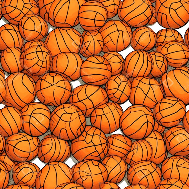 Foto illustration des basketballs