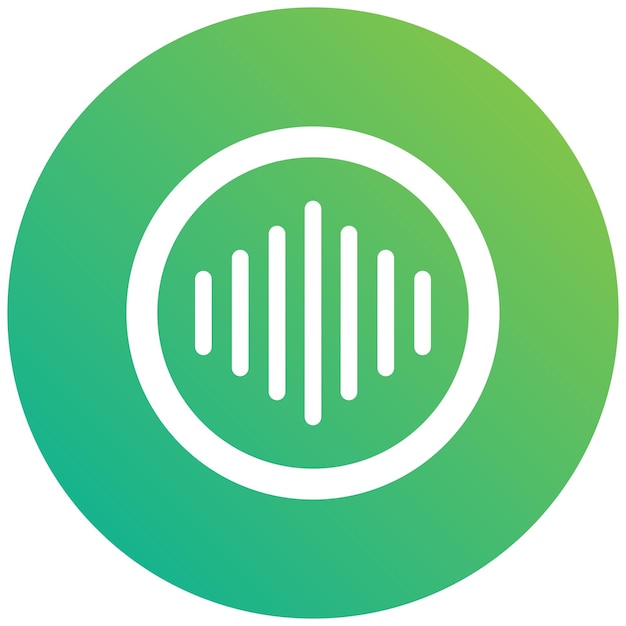 Illustration des Equalizer-Vektor-Ikonen-Designs