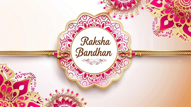 Illustration des Glücklichen Rakhi-Festivals Begrüßung HintergrundKustration