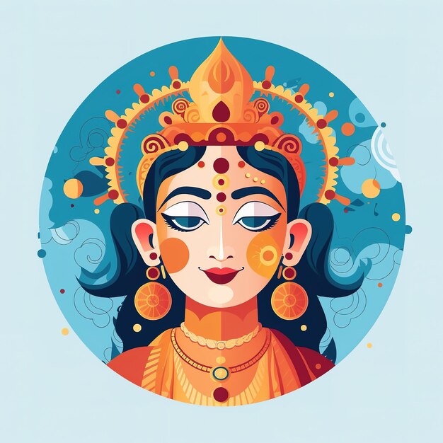 Foto illustration des janmashtami-festivals