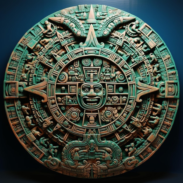 Foto illustration des maya-kalenders
